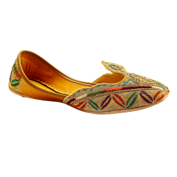 Yellow Fancy Khussa ZW 047