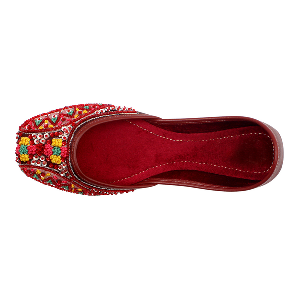 Mehroon Mlty Fancy Khussa ZW 058