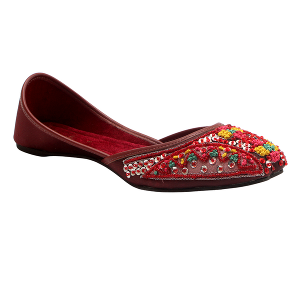 Mehroon Mlty Fancy Khussa ZW 058