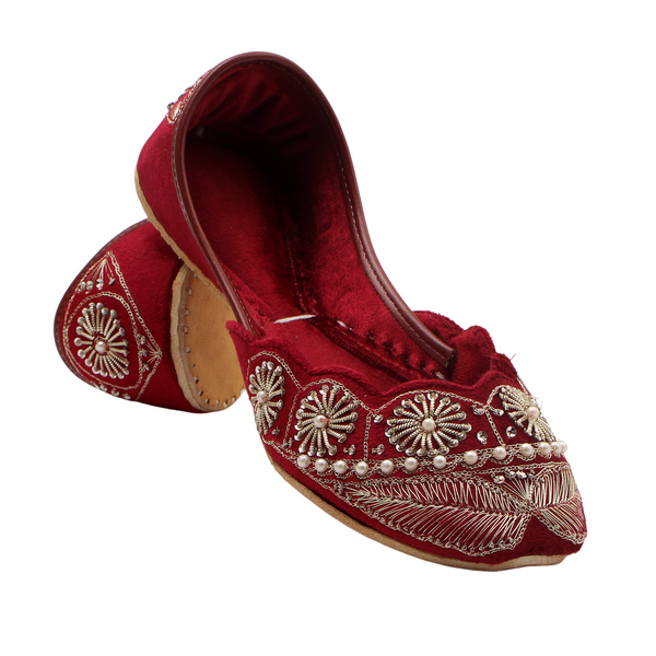 Mehroon Fancy Khussa ZW 056