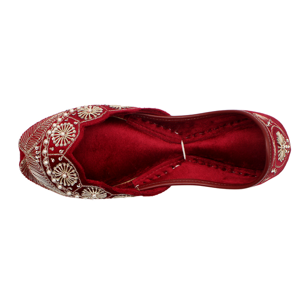 Mehroon Fancy Khussa ZW 056