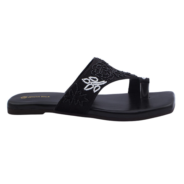 Black Fancy Kolhapuri ZW 013