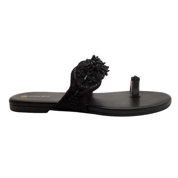 Black fancy kolhapuri 08