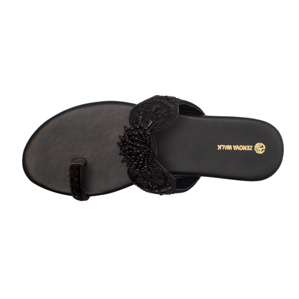 Black fancy kolhapuri 08