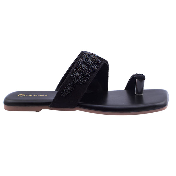 Black Fancy Kolhapuri ZW 015