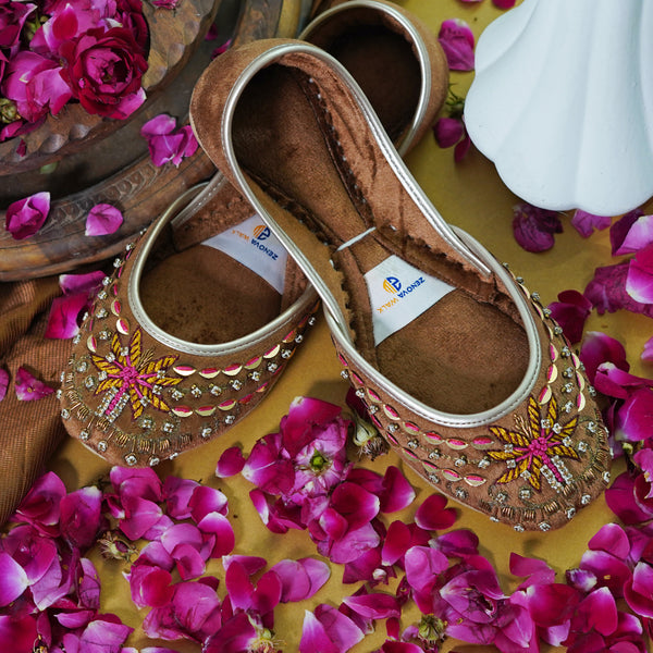Brown Fancy Khussa ZW 011