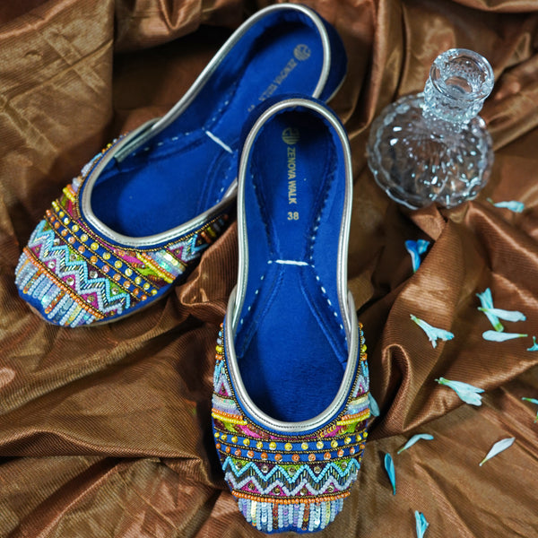 Blue Fancy Khussa ZW 014