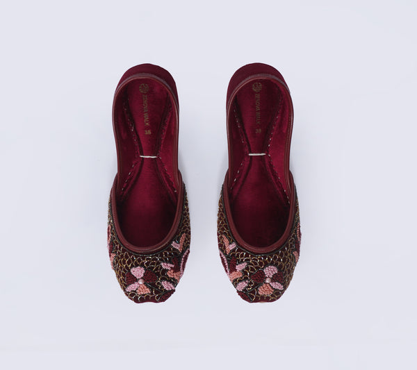 Mehroon Fancy Khussa ZW 013