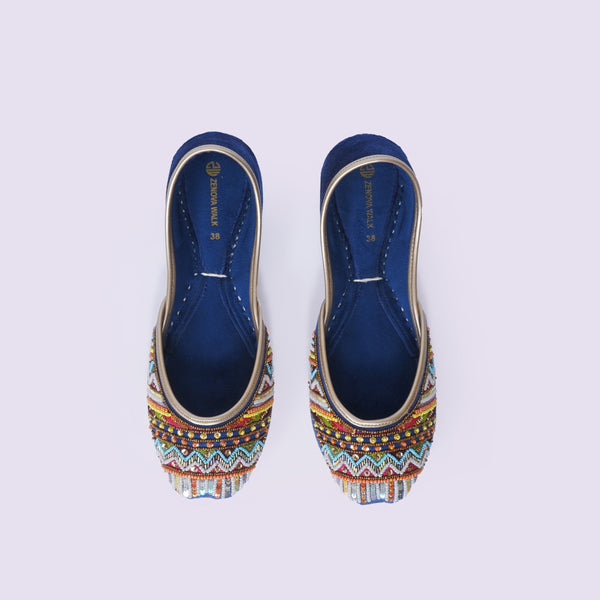 Blue Fancy Khussa ZW 014