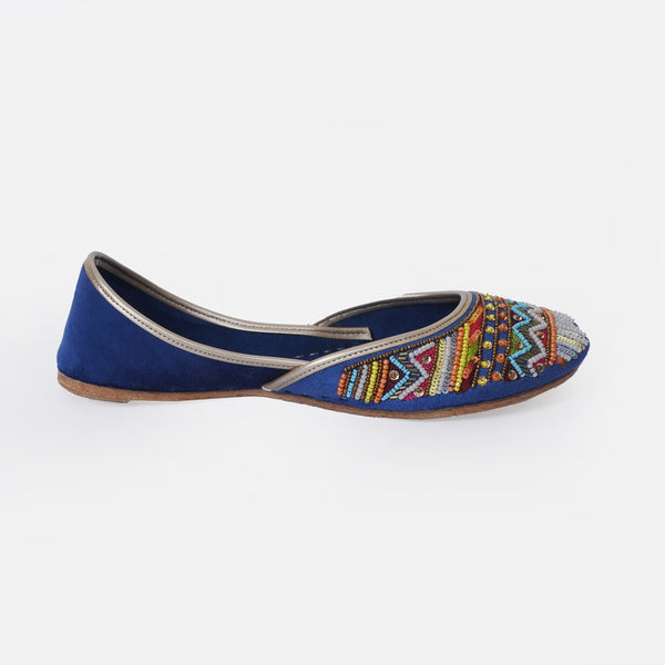 Blue Fancy Khussa ZW 014