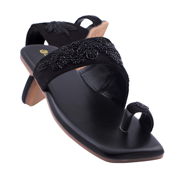 Black Fancy Kolhapuri ZW 015