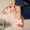 Camira Cut Out Flat Slider InRose Pale