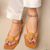 Golden Blossom Slingbacks Sandal 01