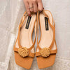 Golden Blossom Slingbacks Sandal 01