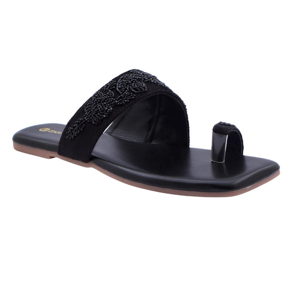 Black Fancy Kolhapuri ZW 015