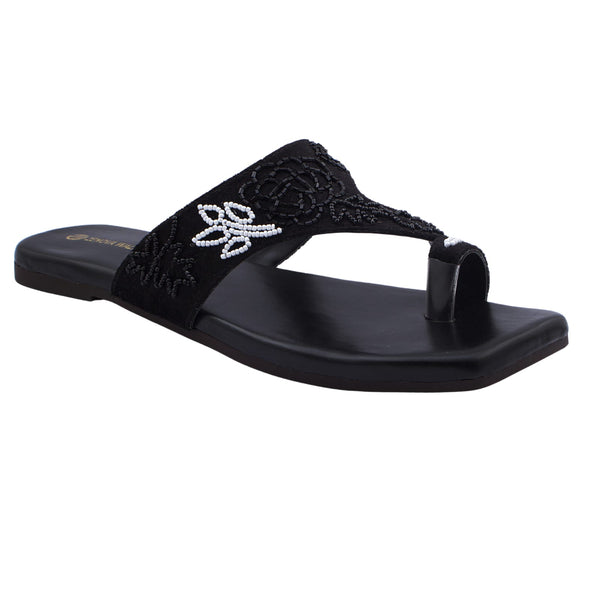 Black Fancy Kolhapuri ZW 013