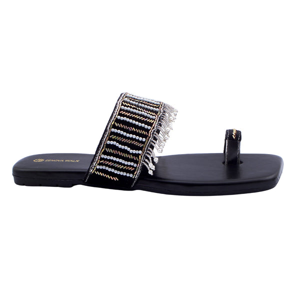 Black Fancy Kolhapuri ZW 016